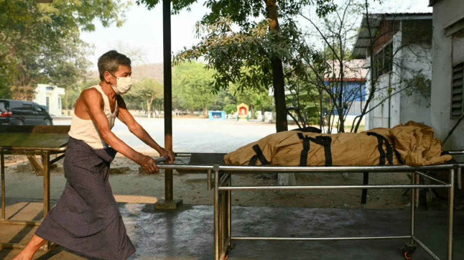 'Noble work' of Buddhist cremations after Myanmar quake