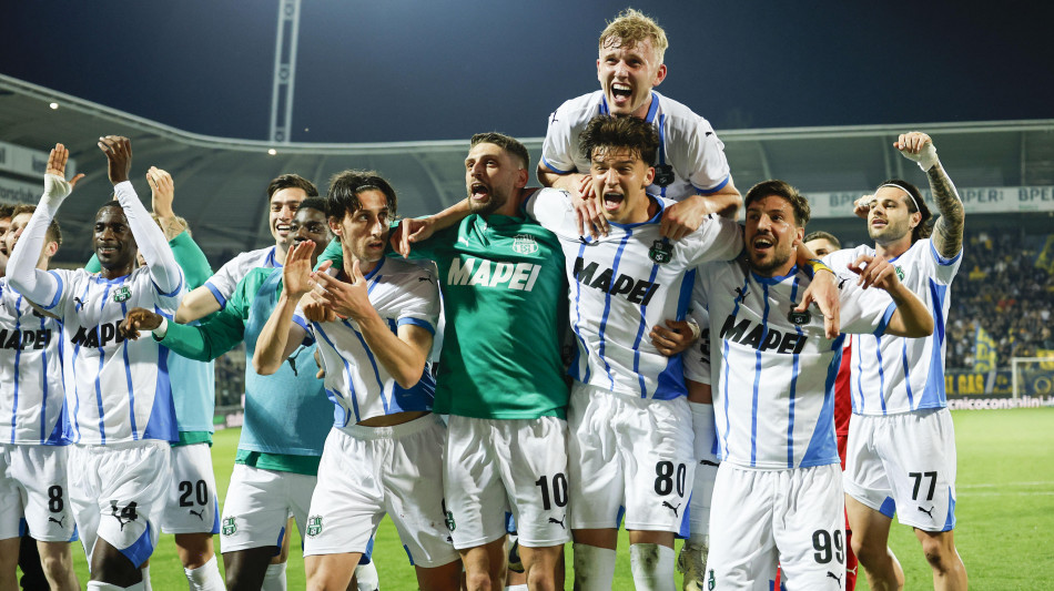 Calcio: serie B, venerdi' festa promozione per il Sassuolo