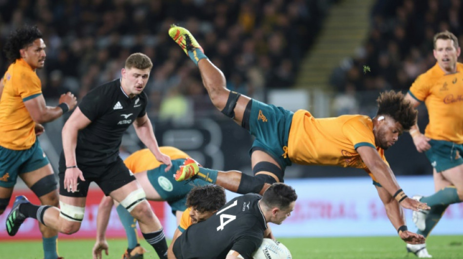 All Blacks thrash Australia to close in on championship title