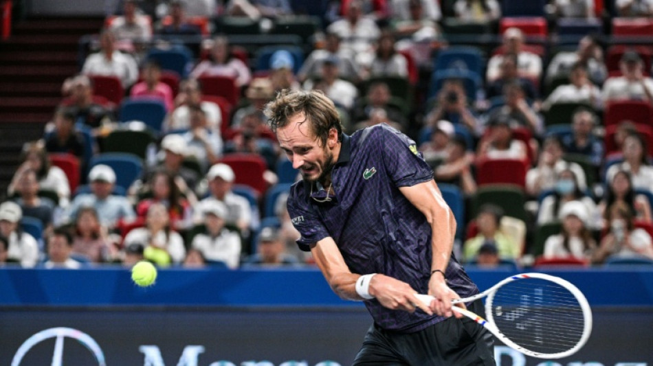 Resurgent Medvedev joins unheralded cousins in Shanghai semi-finals