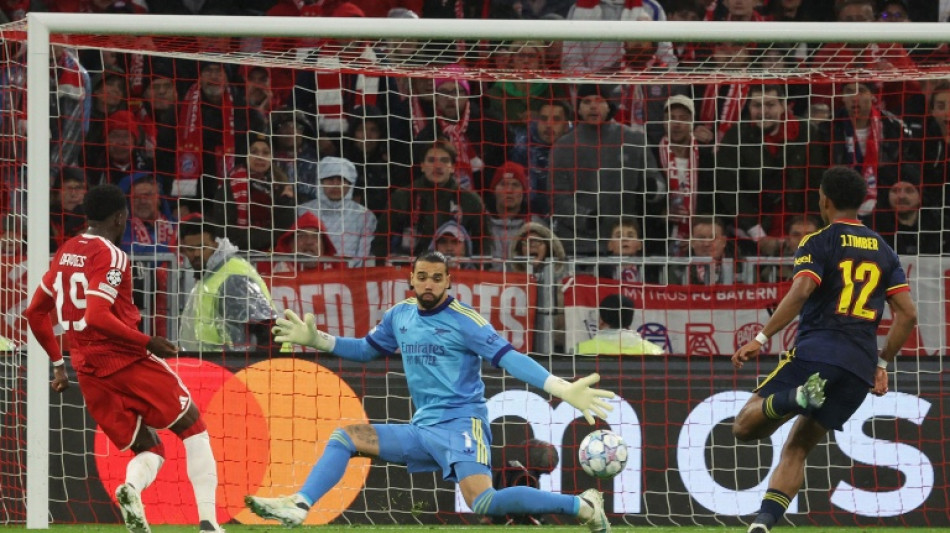 Ligue des champions: le Bayern et Arsenal dos &agrave; dos apr&egrave;s un match spectaculaire
