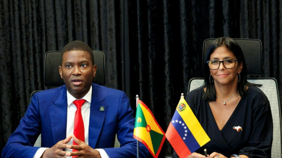 La presidenta encargada de Venezuela llega a la isla de Granada en su primer viaje internacional