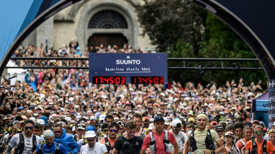 Trail: la ferveur malgré la pluie au départ de l'UTMB
