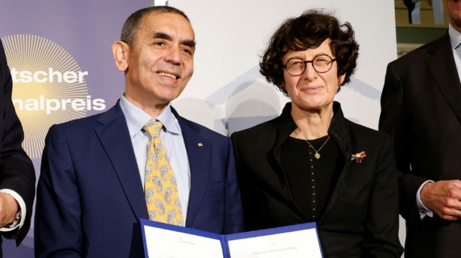 Deutscher Nationalpreis: Merz w&uuml;rdigt Mut der Biontech-Gr&uuml;nder Sahin und T&uuml;reci