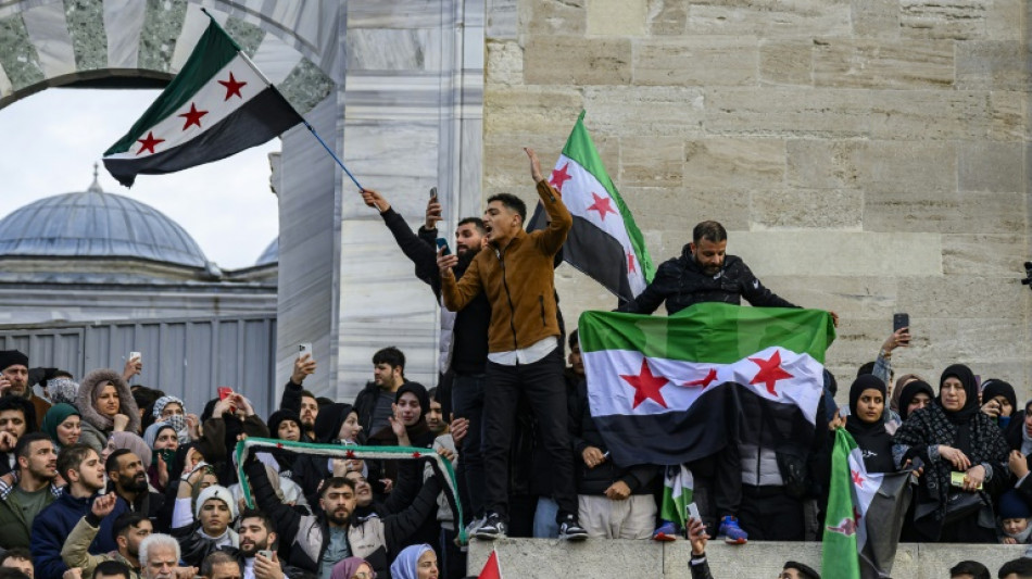 "L'impression de rena&icirc;tre": les Syriens d'Istanbul exultent apr&egrave;s la chute d'Assad
