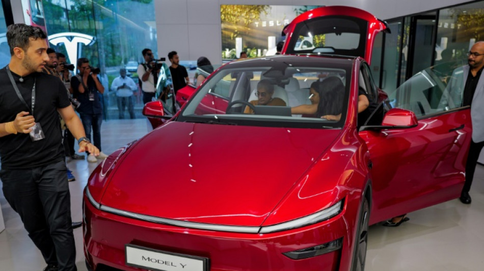 Tesla marks India entry with first showroom&nbsp;