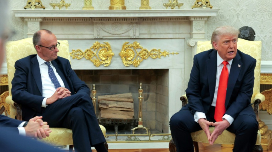 Trump hosts Germany's Merz for talks eclipsed by Mideast war