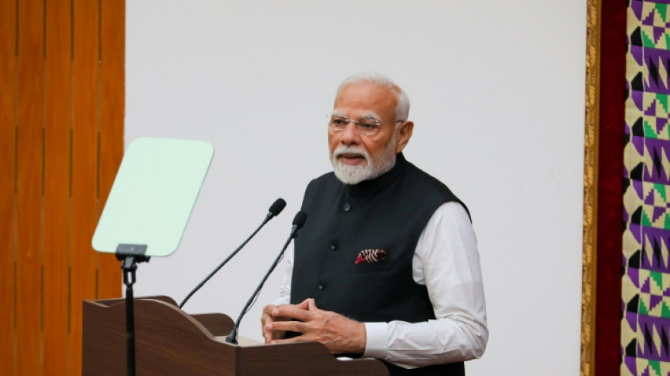 Modi pushes further India-Africa cooperation on Ghana visit