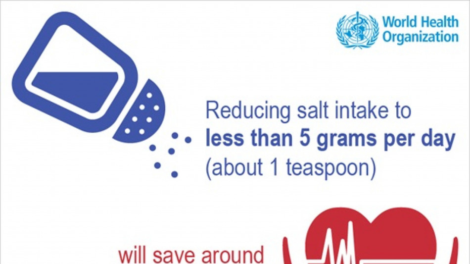 Con troppo sale a tavola più ictus e infarti,5 mosse per ridurlo