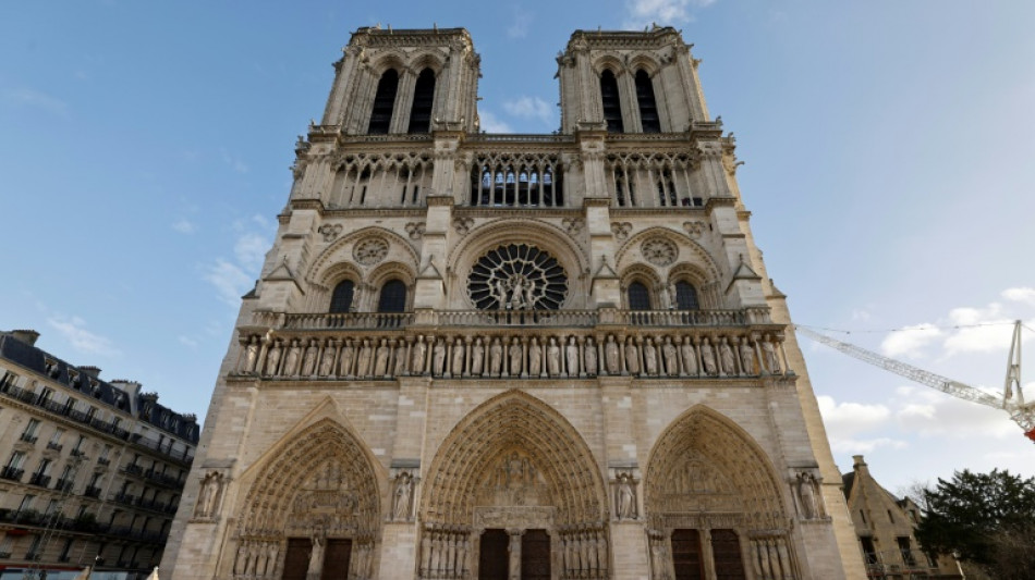 Notre-Dame a rouvert ses portes cinq ans apr&egrave;s avoir &eacute;t&eacute; sauv&eacute;e des flammes 