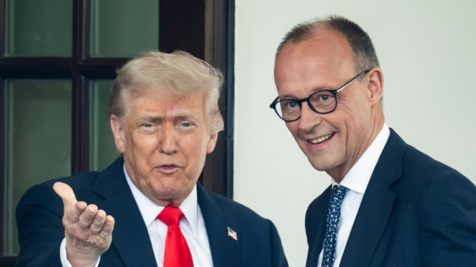 Trump empf&auml;ngt Merz zu Antrittsbesuch vor dem Wei&szlig;en Haus