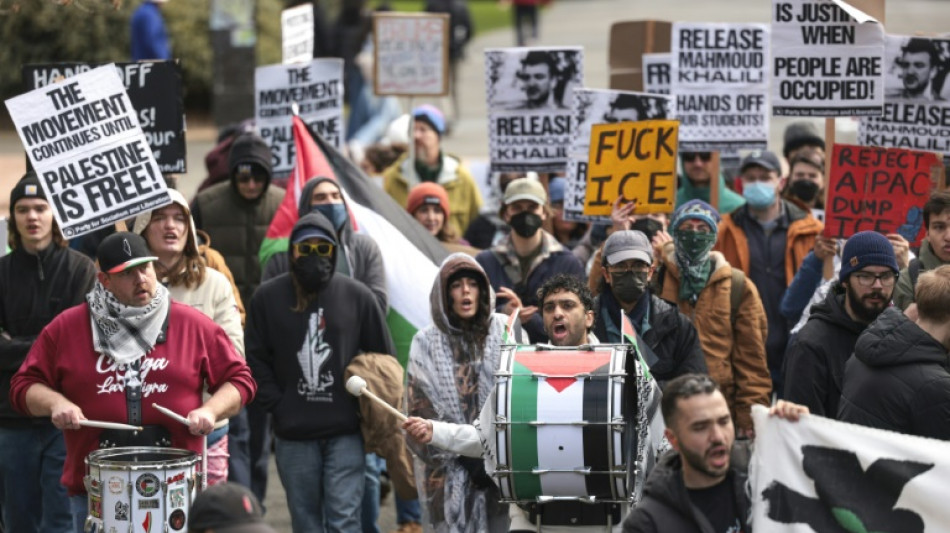 Unos 30 detenidos en protesta propalestina en universidad de EEUU