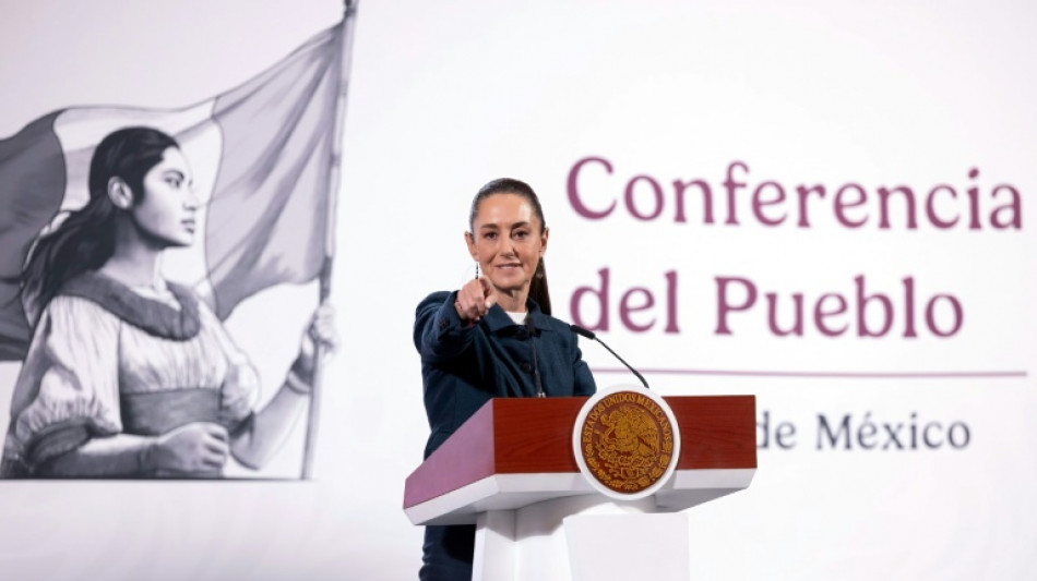 Presidenta de M&eacute;xico dice tener "mesa de di&aacute;logo" con EEUU