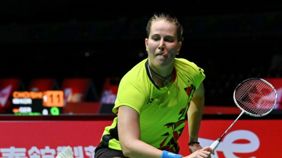 La "tr&egrave;s difficile" vie en exil de Maria Ulitina, joueuse ukrainienne de badminton