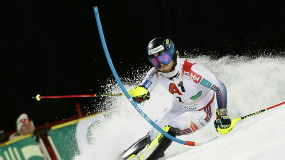 Norway's McGrath tops first leg of Schladming slalom