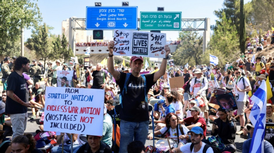 Inmensa manifestaci&oacute;n en Tel-Aviv en apoyo a los rehenes de Gaza 