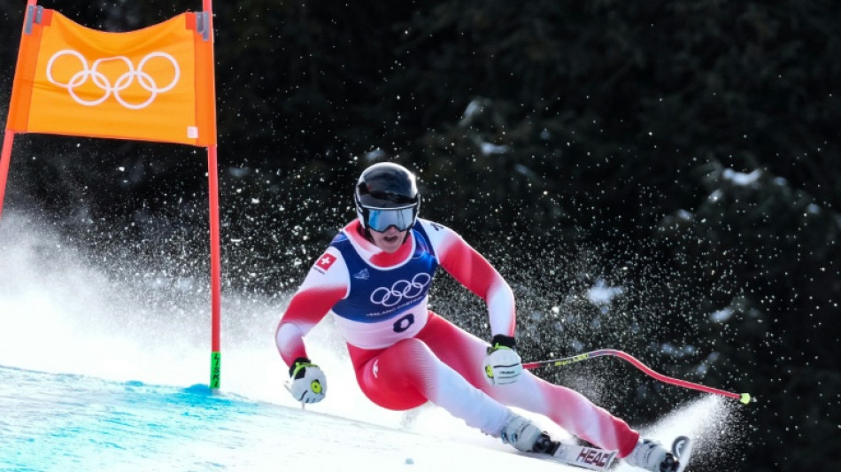 Von Allmen wins men's Olympic downhill gold, first of Games