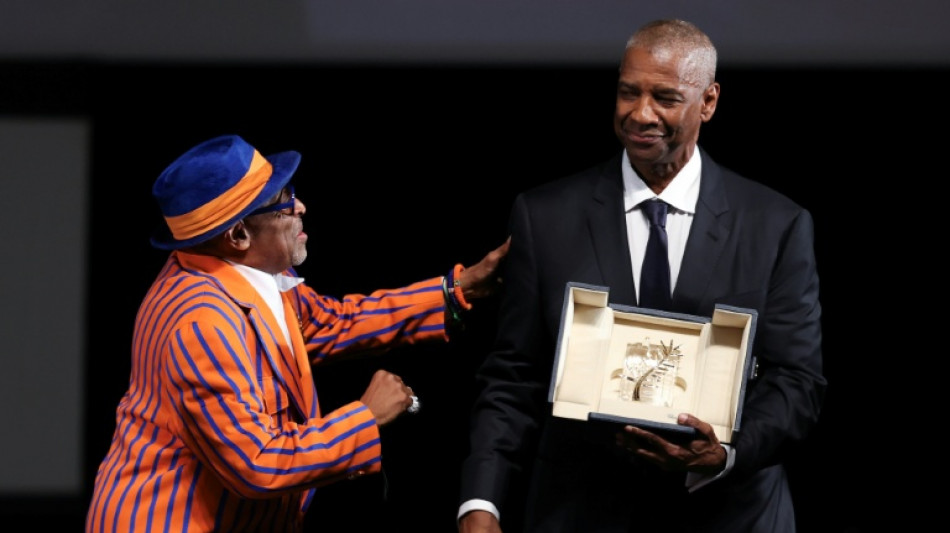 Red carpet clash dampens Denzel Washington's award at Cannes