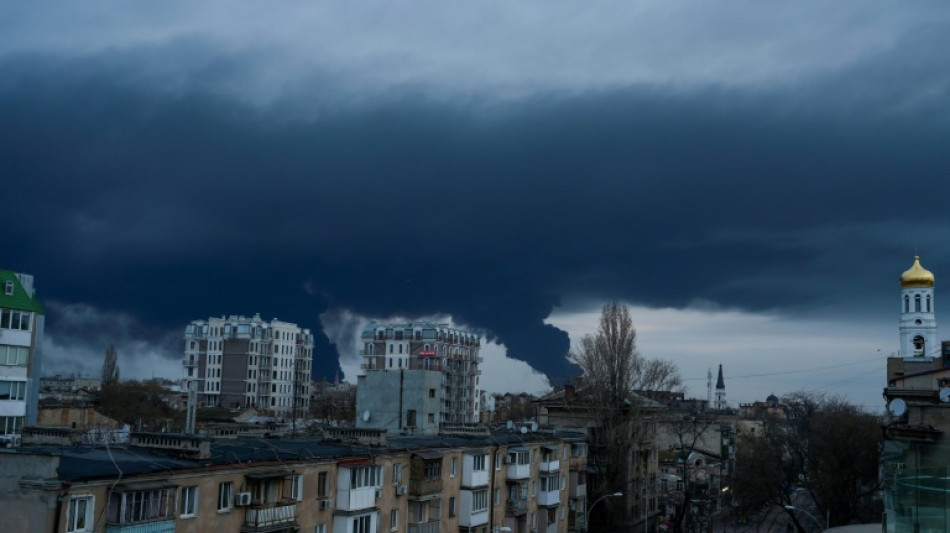 Air strikes hit Ukraine's strategic port Odessa