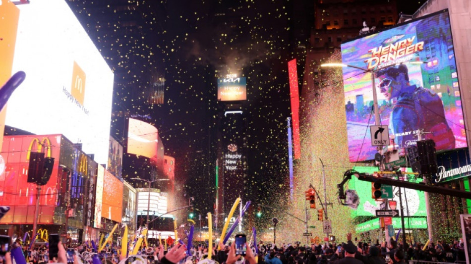 F&ecirc;ter le Nouvel An &agrave; New York n'arrive qu"''une fois dans sa vie"