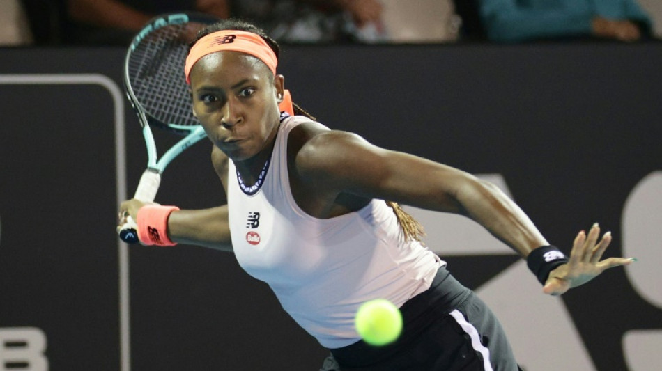 WTA: Gauff abordera l'Open d'Australie en "confiance" apr&egrave;s son succ&egrave;s &agrave; Auckland