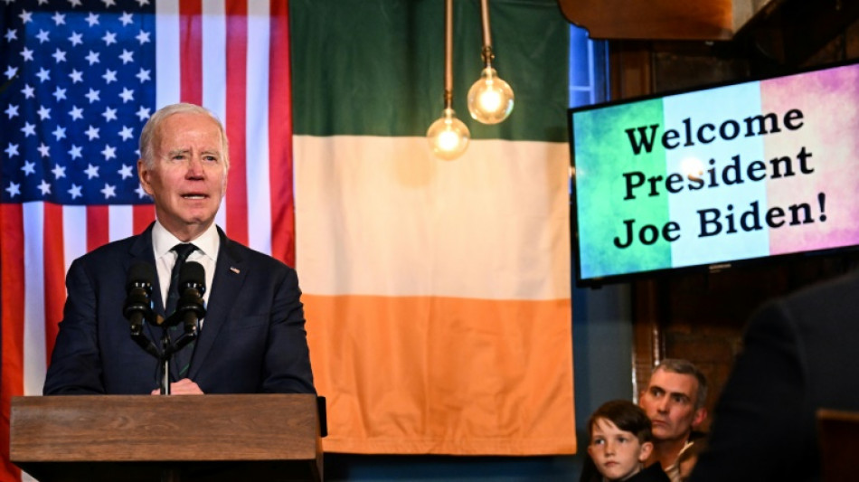 Biden &agrave; Dublin, pour un peu de diplomatie et sans doute beaucoup de sentiments
