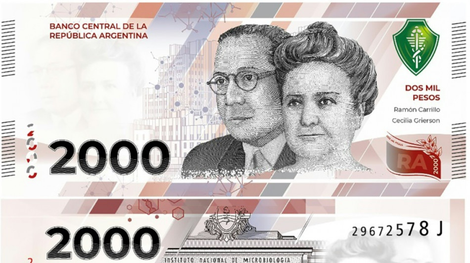 Empujada por inflaci&oacute;n, Argentina emite nuevo billete que duplica mayor denominaci&oacute;n