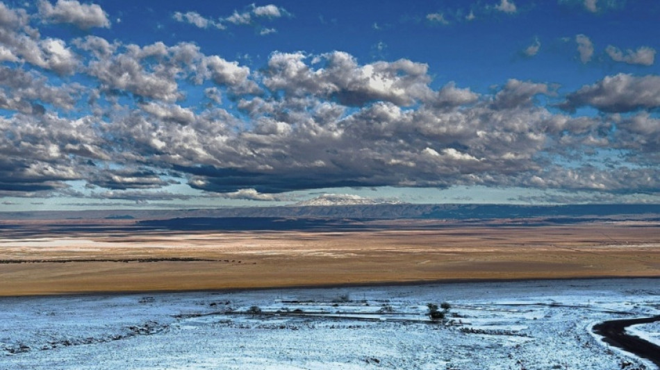 Snow cloaks Atacama, the world's driest desert