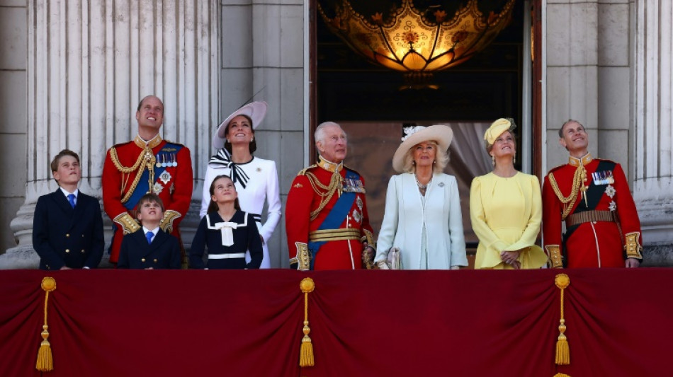 "Trooping the Colour": Geburtstagsparade für britischen König Charles III. in London