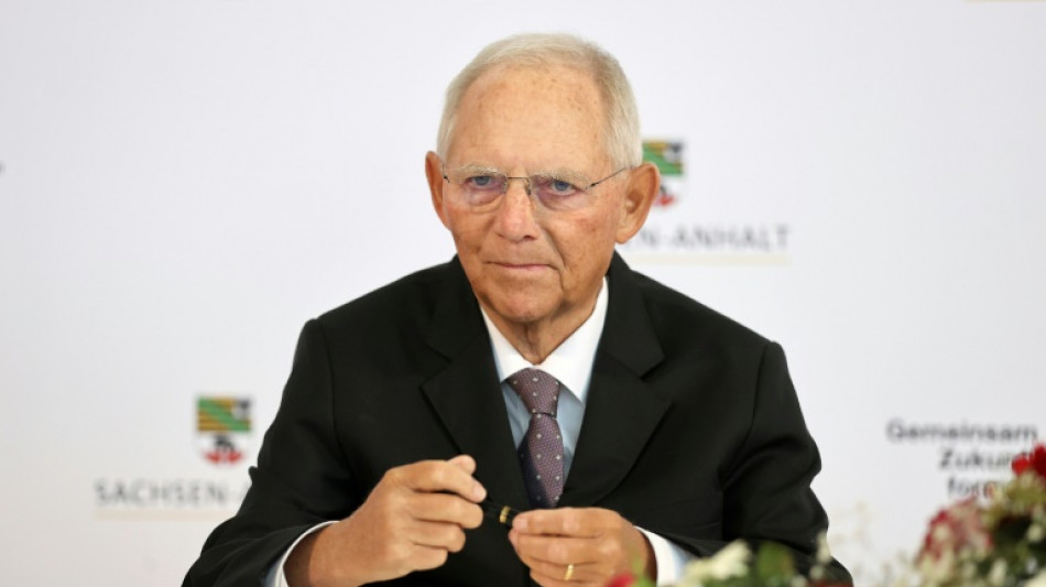D&eacute;c&egrave;s &agrave; 81 ans de Wolfgang Sch&auml;uble, figure du monde politique allemand