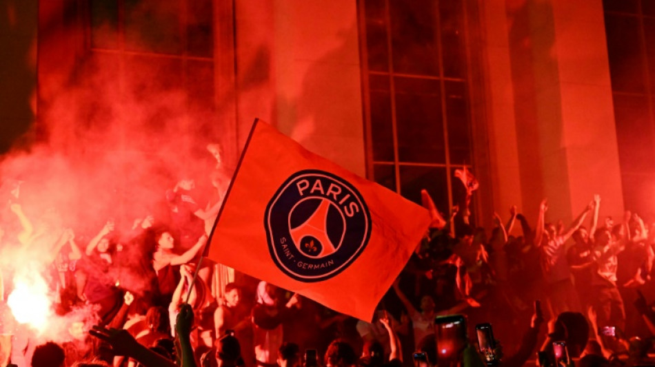 Wild celebrations in Paris after PSG's Champions League win