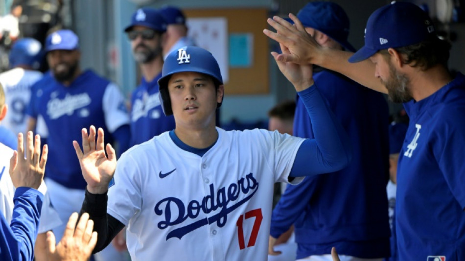 Ohtani bags strikeouts, home run as Dodgers rout Nats