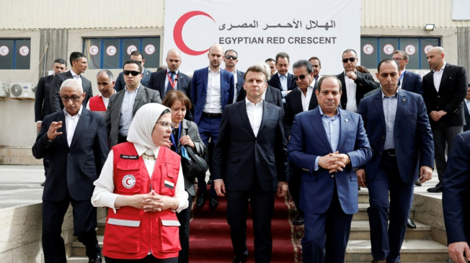 Macron condena los ataques contra socorristas en Gaza tras una reuni&oacute;n con la Media Luna Roja