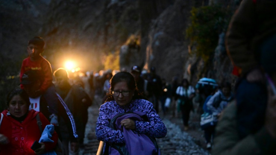 Des vacances "inoubliables" plaisante, soulag&eacute;, un des touristes &eacute;vacu&eacute;s du Machu Picchu