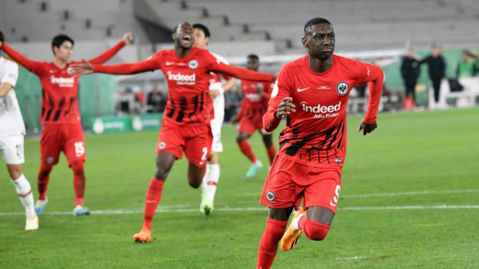 Frankfurt into German Cup final after comeback win over Stuttgart