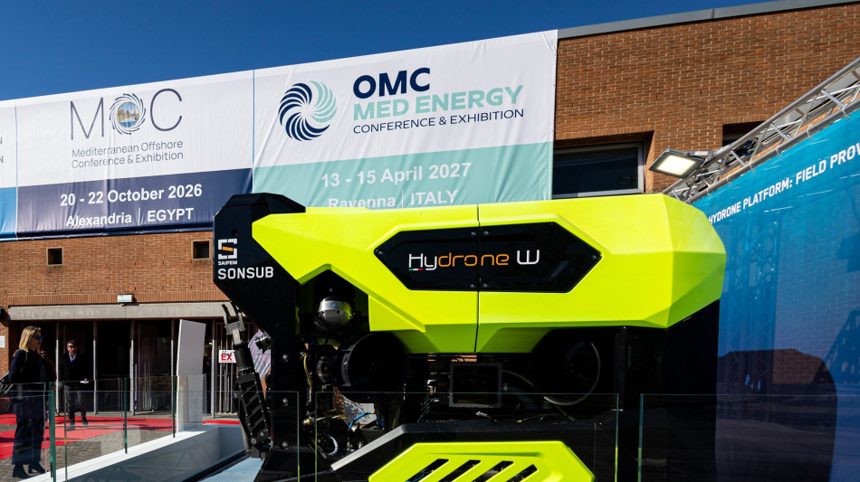 In fiera a Ravenna il drone sottomarino Hydrone-W di Saipem