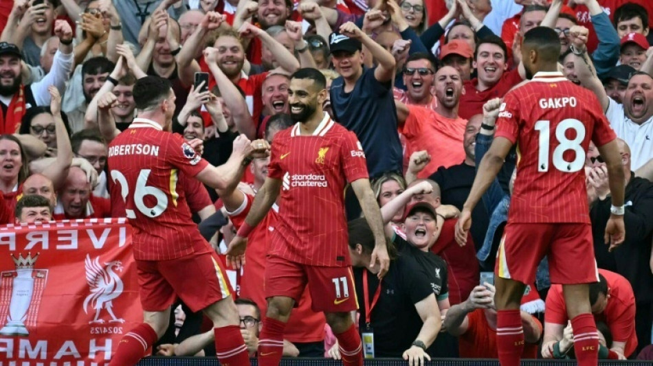 African players in Europe: Salah scores, takes selfies as Reds seal title