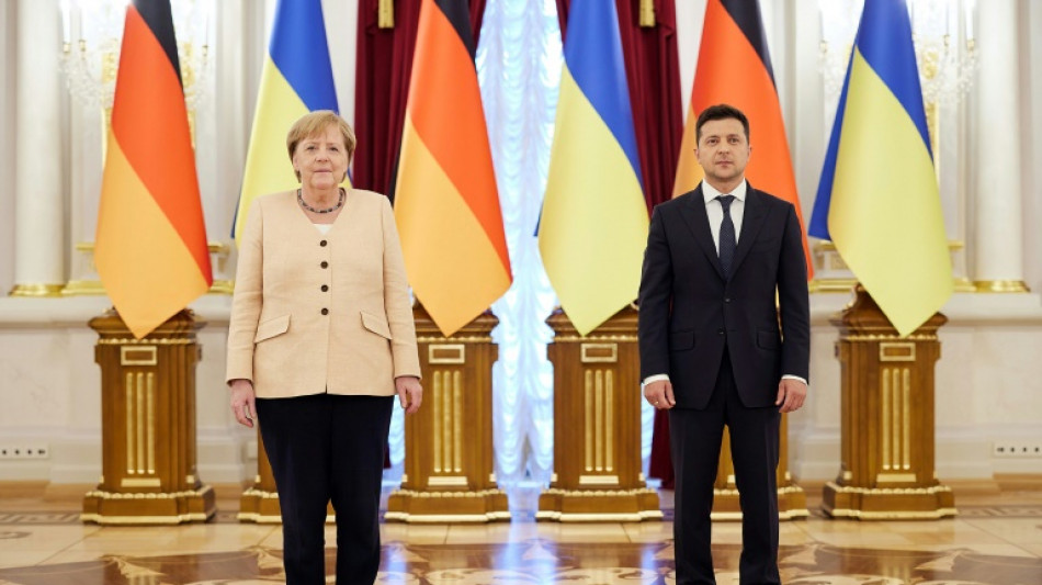 Merkel weist Selenskyjs Kritik an ihrer Russland-Politik zurück