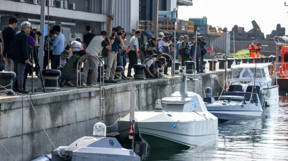 Taiwan tests sea drones as China keeps up military pressure