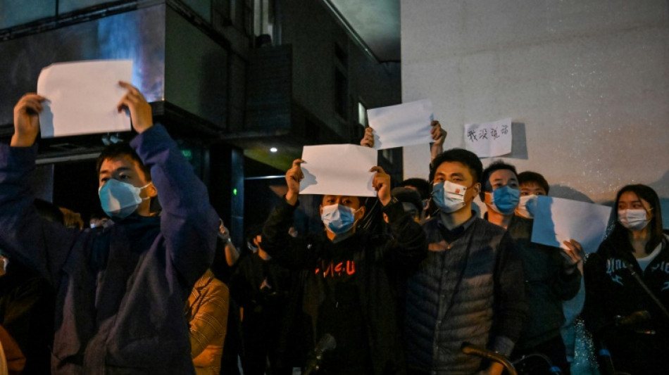 Chine : Les manifestations contre le "z&eacute;ro Covid" s'&eacute;tendent