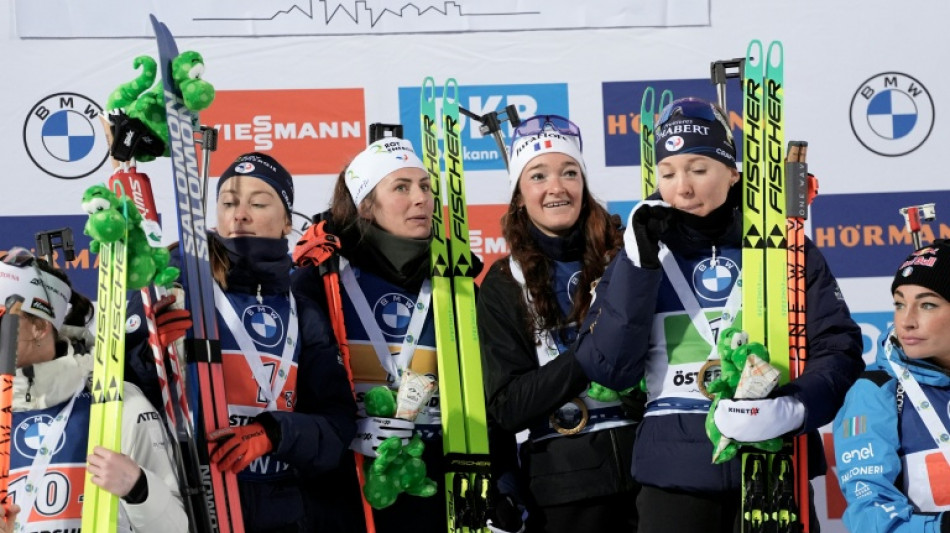 Biathlon: les Françaises brillent d'entrée sur le relais d'Ostersund