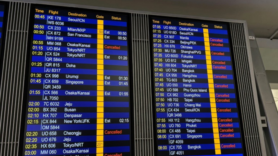 Hong Kong cierra escuelas y suspende vuelos ante llegada del tifón Wipha