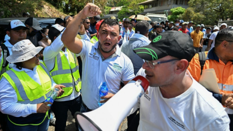 Protestan en Panam&aacute; para exigir la reapertura del puerto de la mayor mina de Centroam&eacute;rica