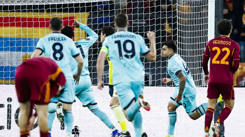 Europa League: 4-3 alla Roma, il Bologna va ai quarti