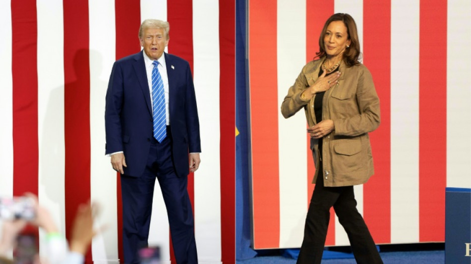 Disputa segue acirrada entre Harris e Trump a um m&ecirc;s das elei&ccedil;&otilde;es
