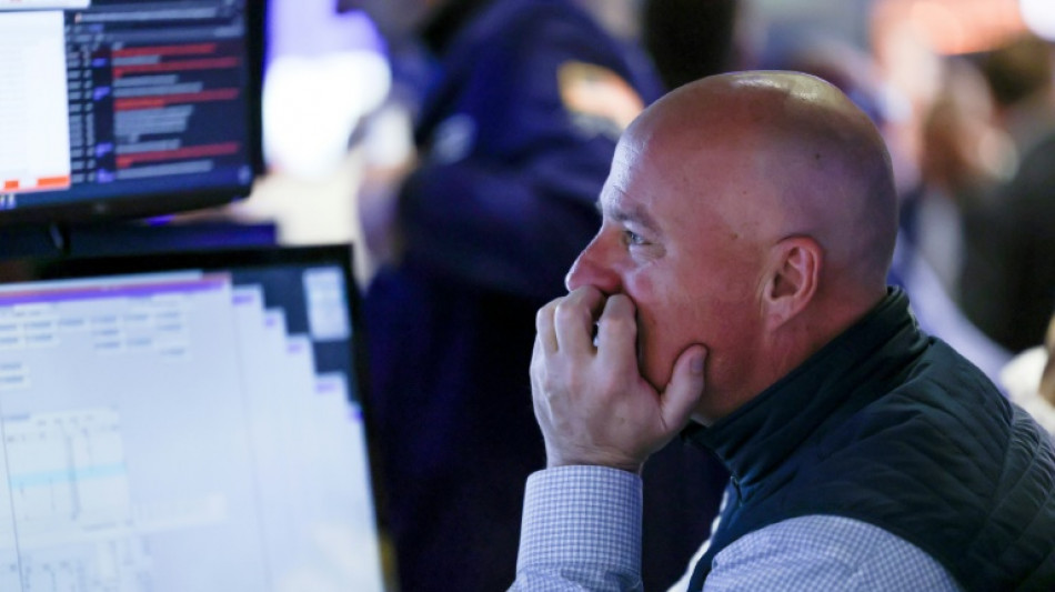 Wall Street ouvre en baisse, reste particuli&egrave;rement f&eacute;brile