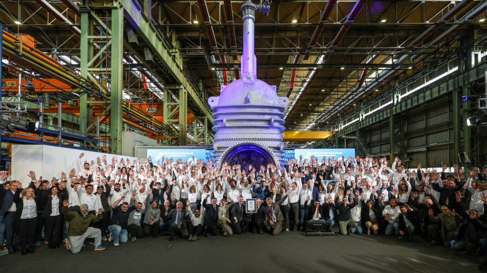 La Orion Valves nel Guinness primati, prodotta la più grande valvola petrolifera del mondo