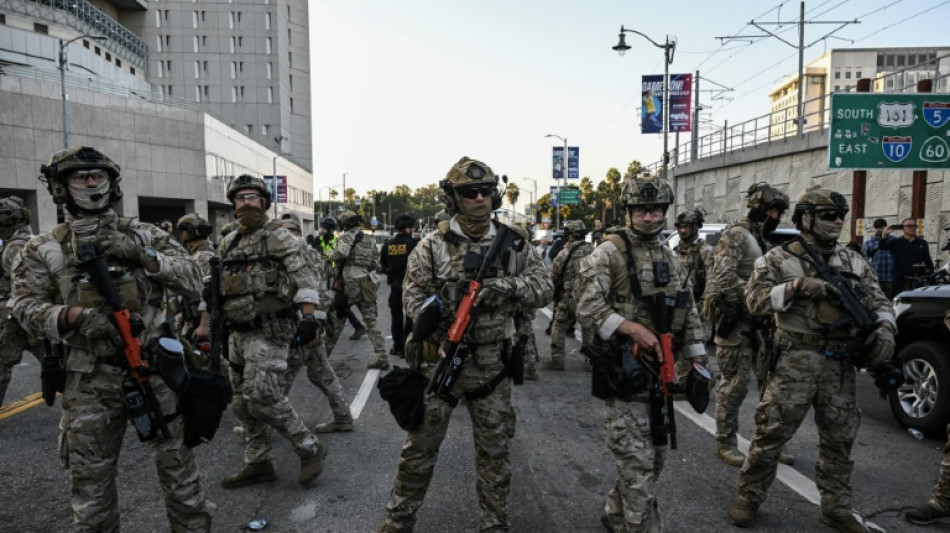 Marines ordered by Trump to LA start deploying