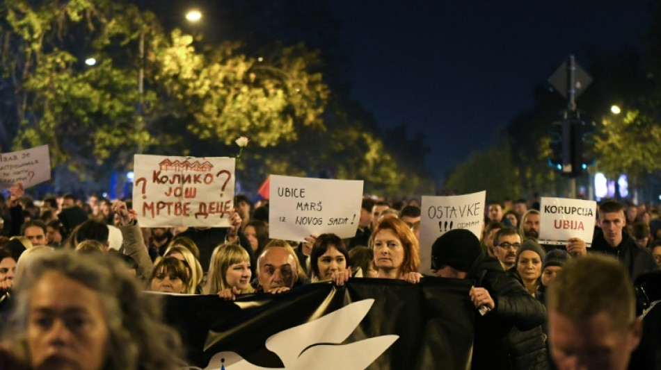 Effondrement meurtrier en Serbie : des milliers de manifestants &agrave; Novi Sad