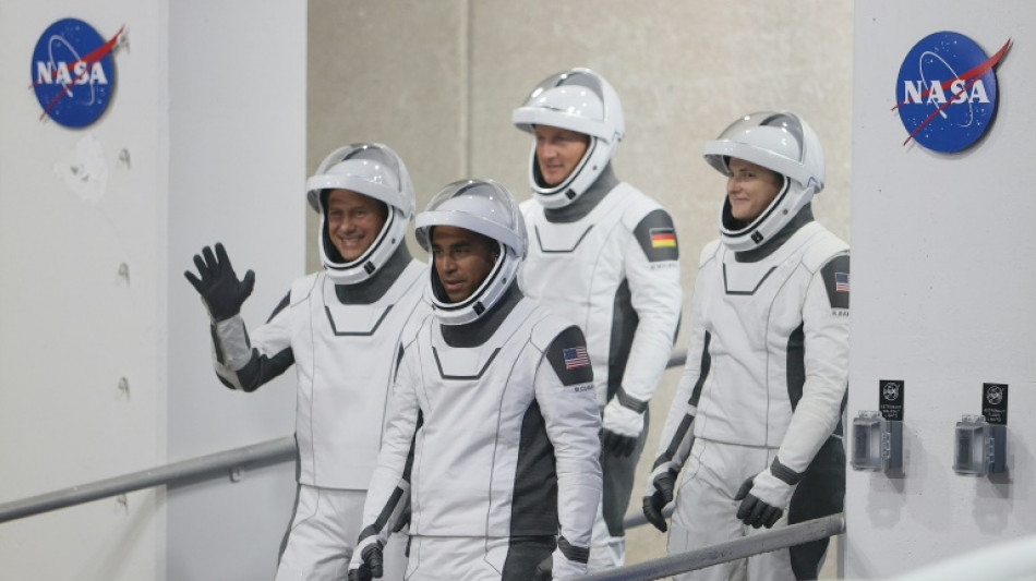 Quatre astronautes sur le chemin retour vers la Terre &agrave; bord d'une capsule de SpaceX